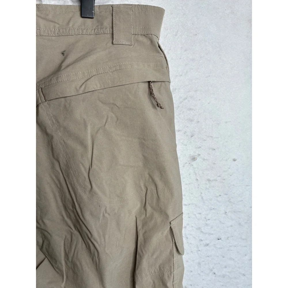 Columbia Omni-Shield Mens Cargo Pants Tan Khaki Size M 32x32 Hiking Outdoor